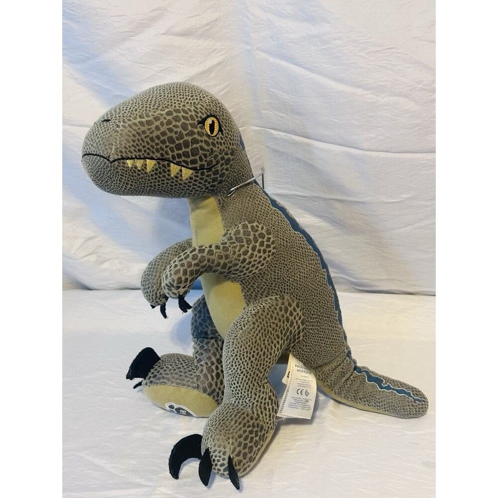 Build-A-Bear Blue Raptor Dinosaur Jurassic World Park Plush BAB 15" Velociraptor